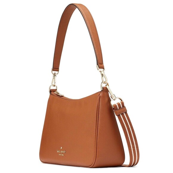 New Kate Spade Rosie Shoulder Bag Pebbled Leather Warm Gingerbread - Picture 2 of 5